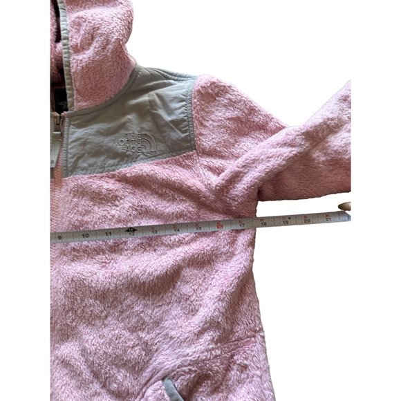 THE NORTH FACE GIRLS SIZE LARGE PINK FULL‎ ZIP SWEATER | A2 - Picture 5 of 6